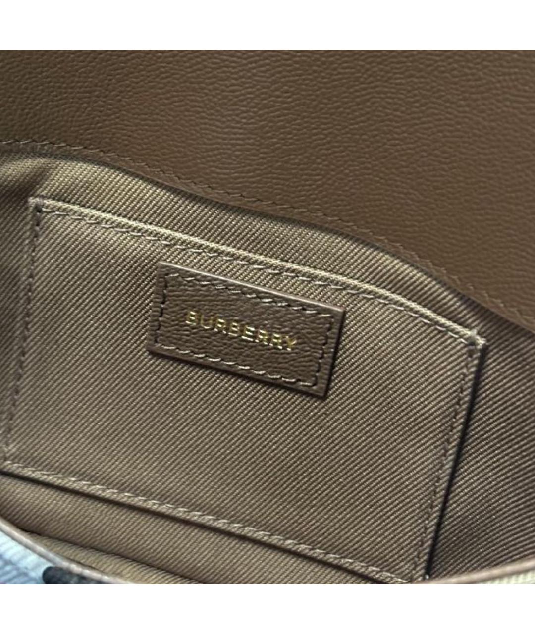 BURBERRY Коричневая сумка через плечо, фото 5