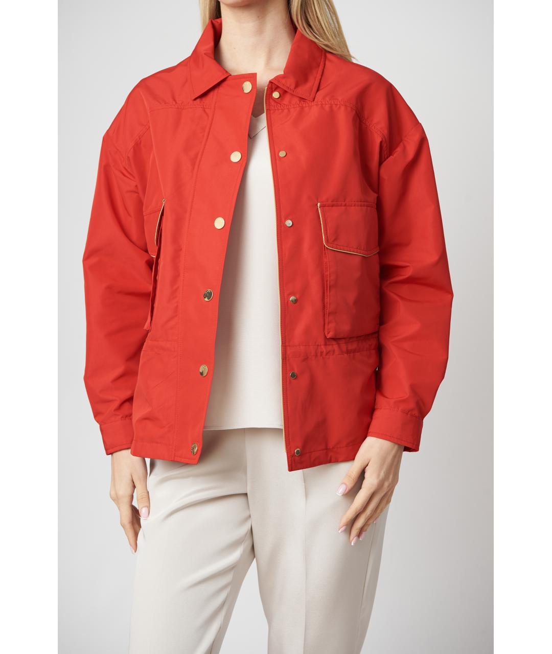 KITON Красная полиэстеровая куртка, фото 2