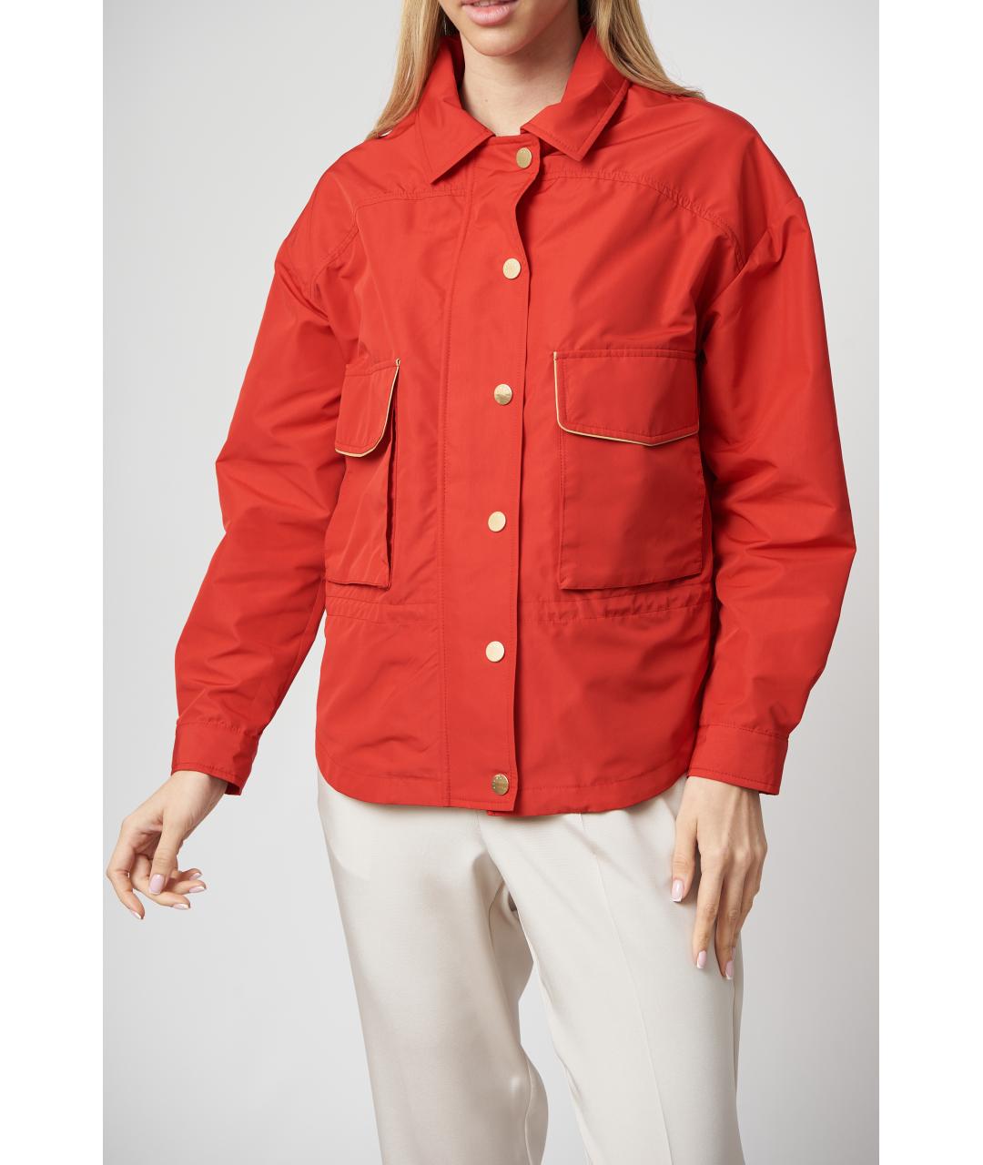 KITON Красная полиэстеровая куртка, фото 4