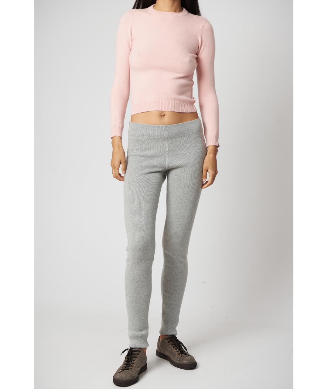 EXTREME CASHMERE Розовый кашемировый джемпер / свитер, фото 3