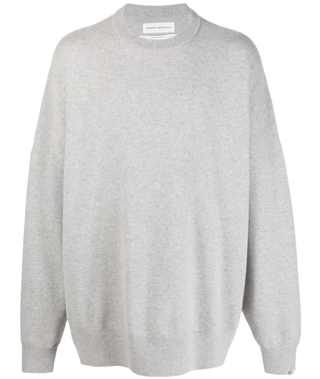 EXTREME CASHMERE Серый кашемировый джемпер / свитер, фото 1