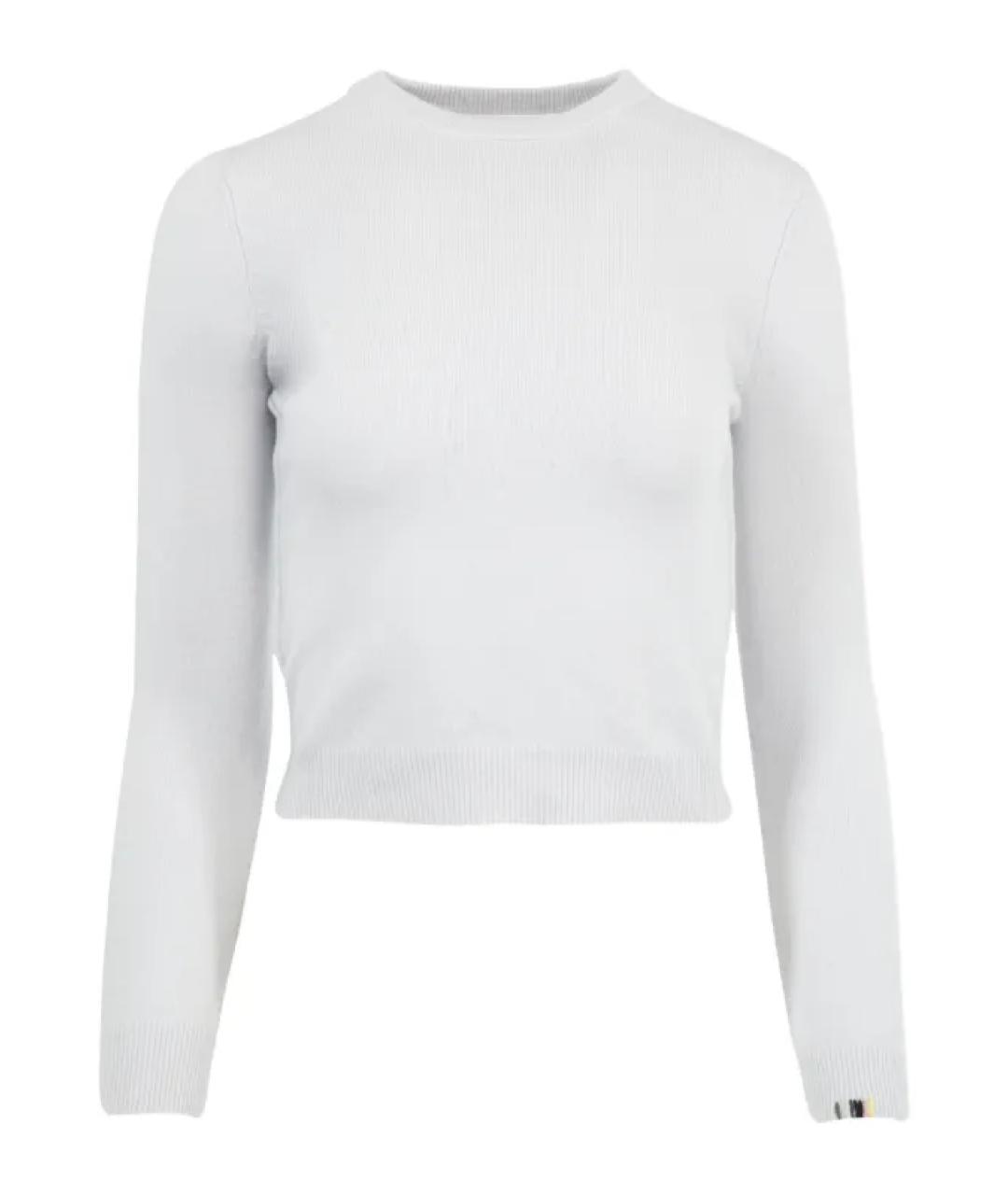 EXTREME CASHMERE Белый кашемировый джемпер / свитер, фото 1