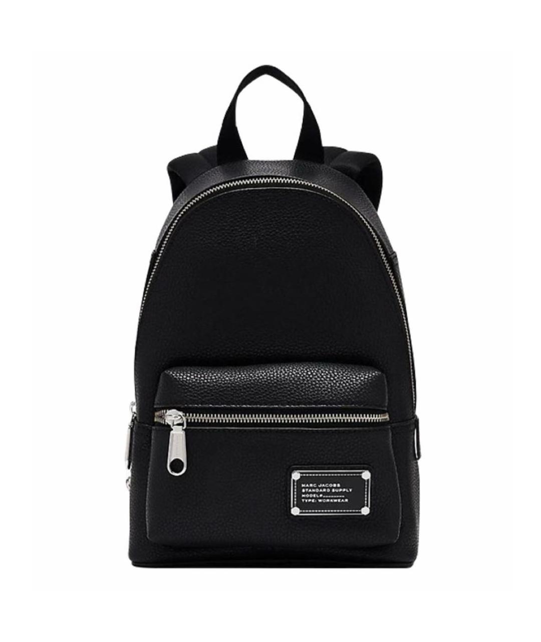 MARC JACOBS Черный кожаный рюкзак, фото 9