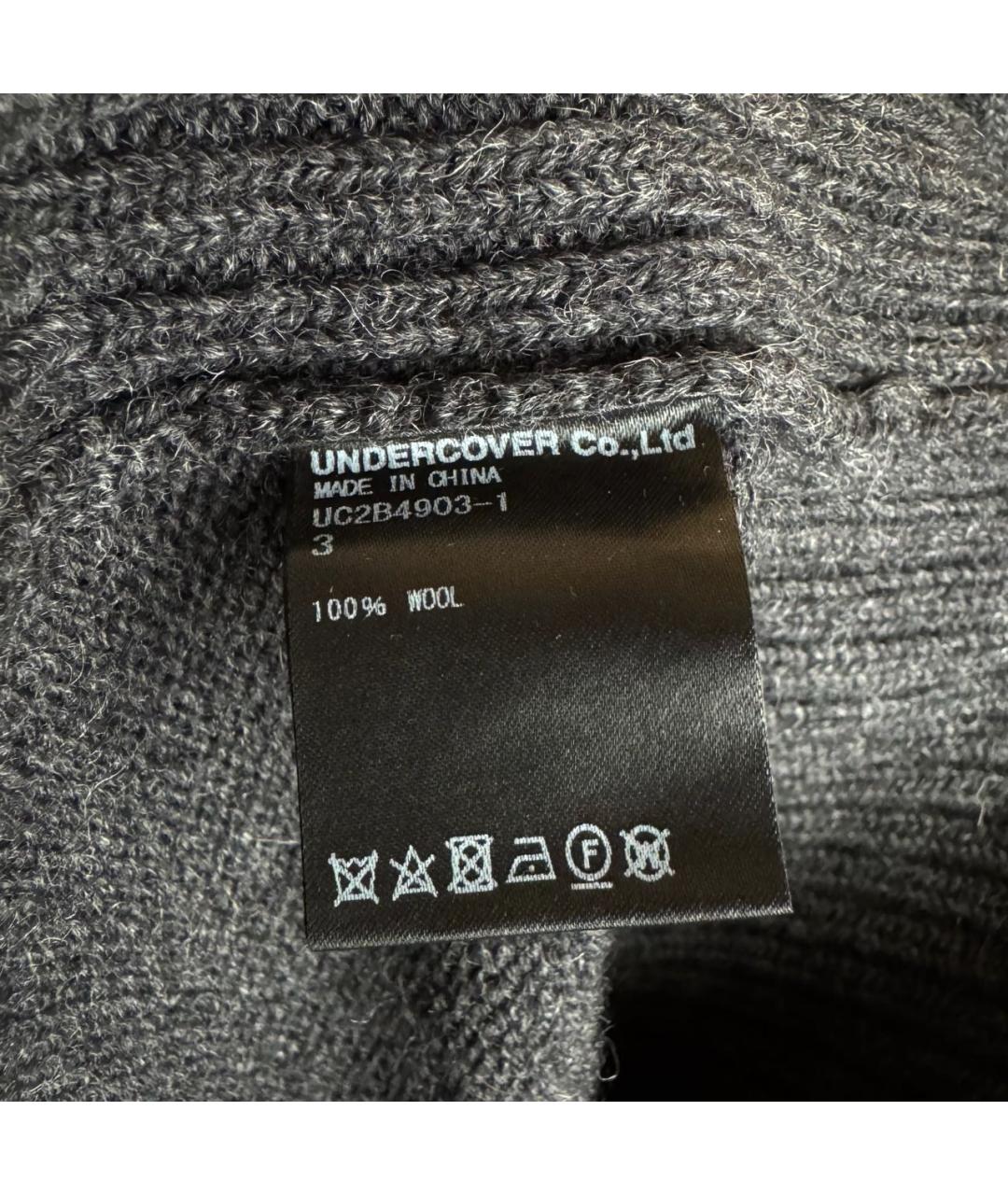 UNDERCOVER Серый шерстяной джемпер / свитер, фото 8