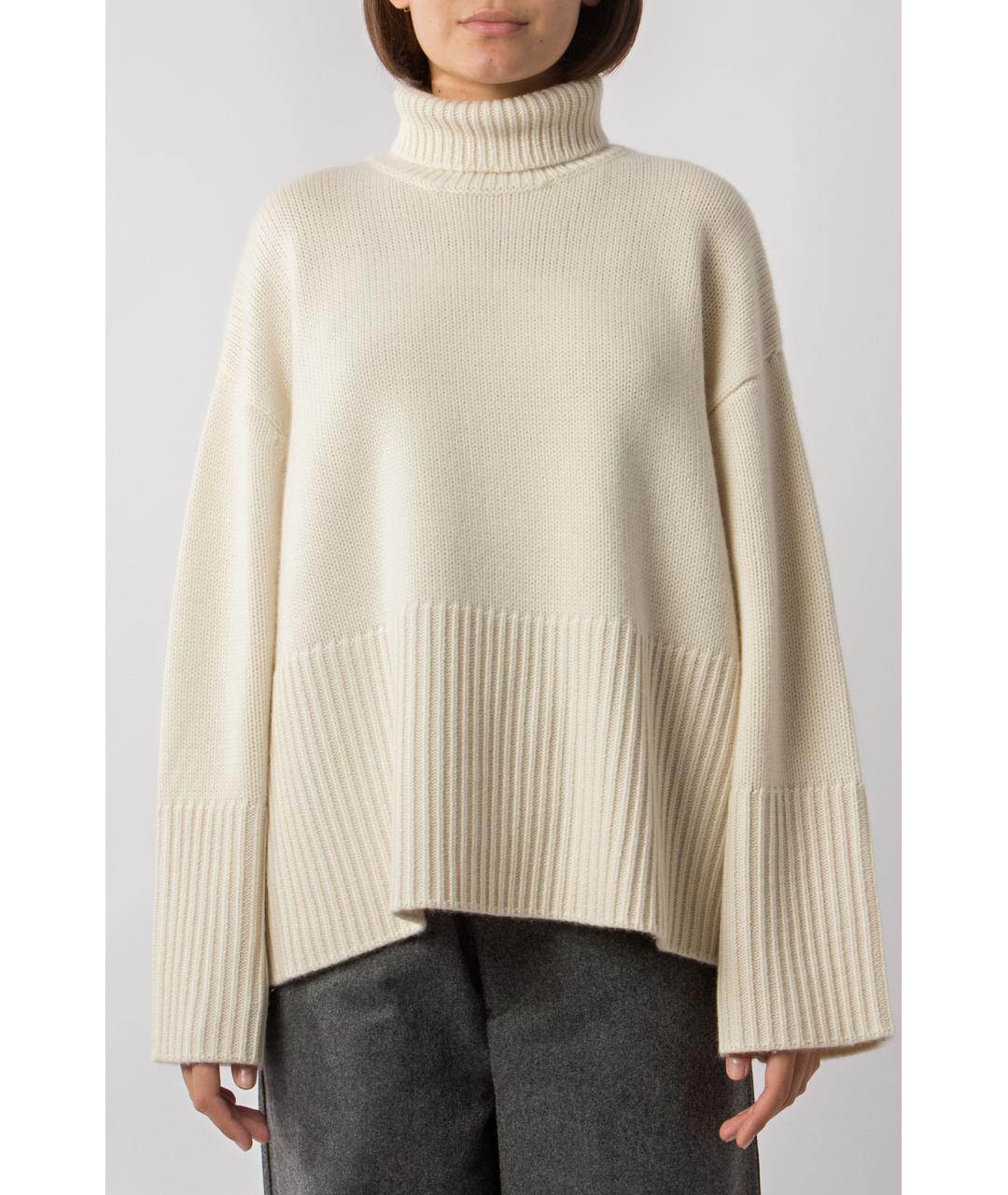 TOTEME Бежевый кашемировый джемпер / свитер, фото 3