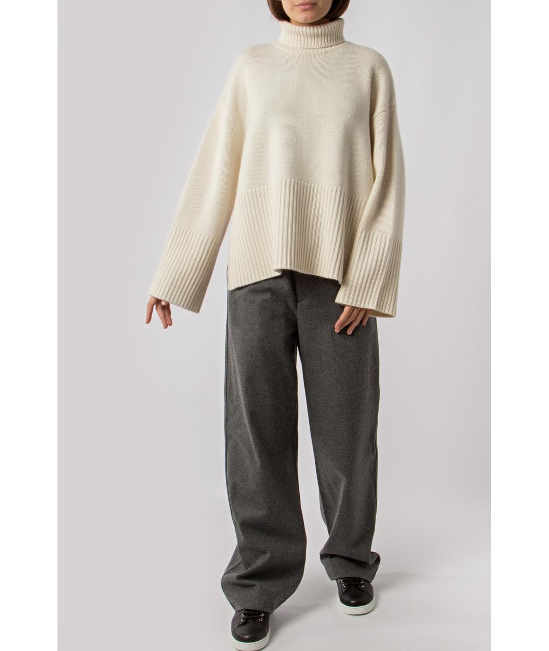 TOTEME Бежевый кашемировый джемпер / свитер, фото 2