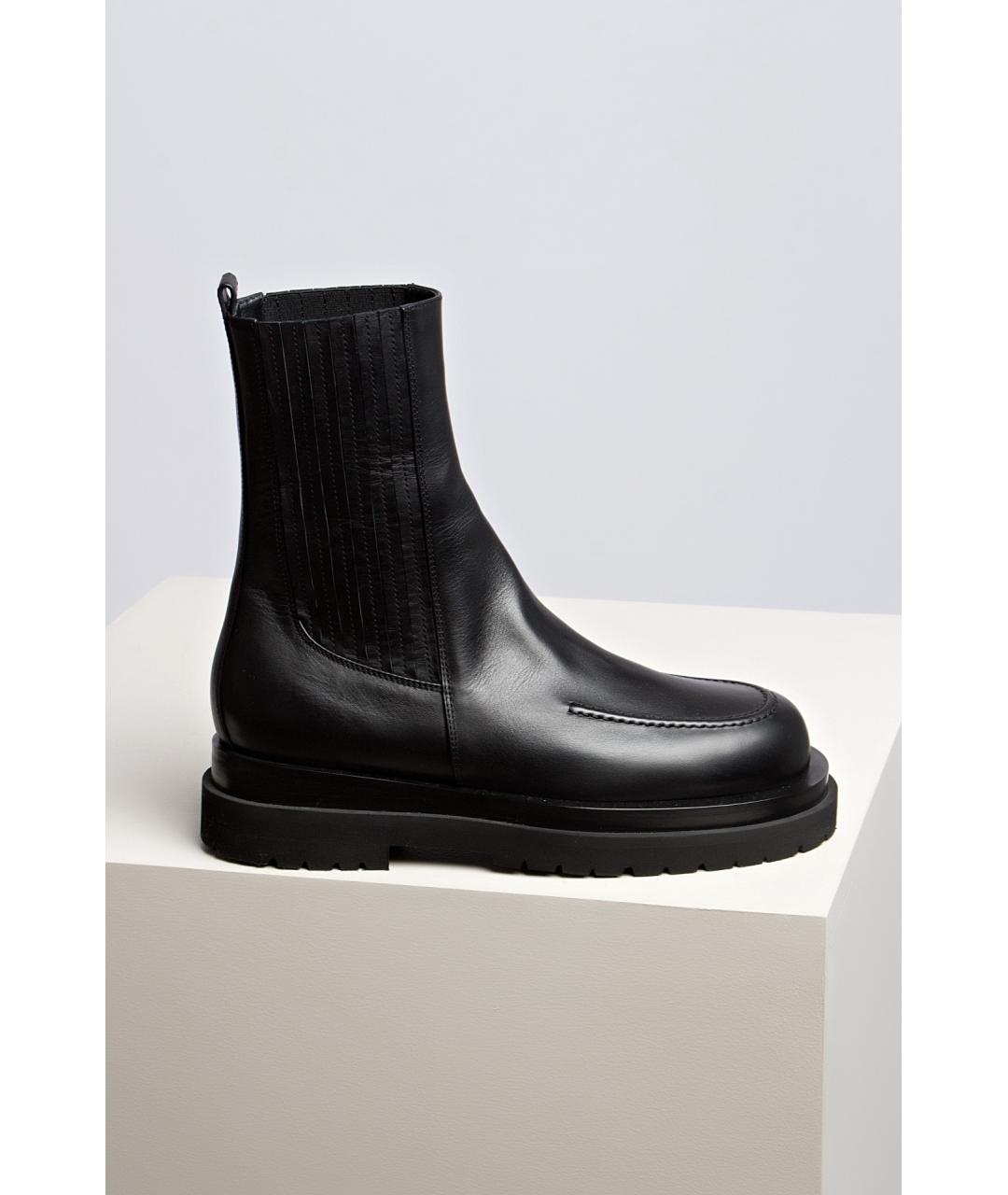 MAGDA BUTRYM Черные кожаные ботинки, фото 4