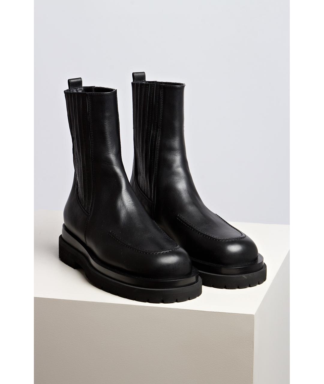 MAGDA BUTRYM Черные кожаные ботинки, фото 5