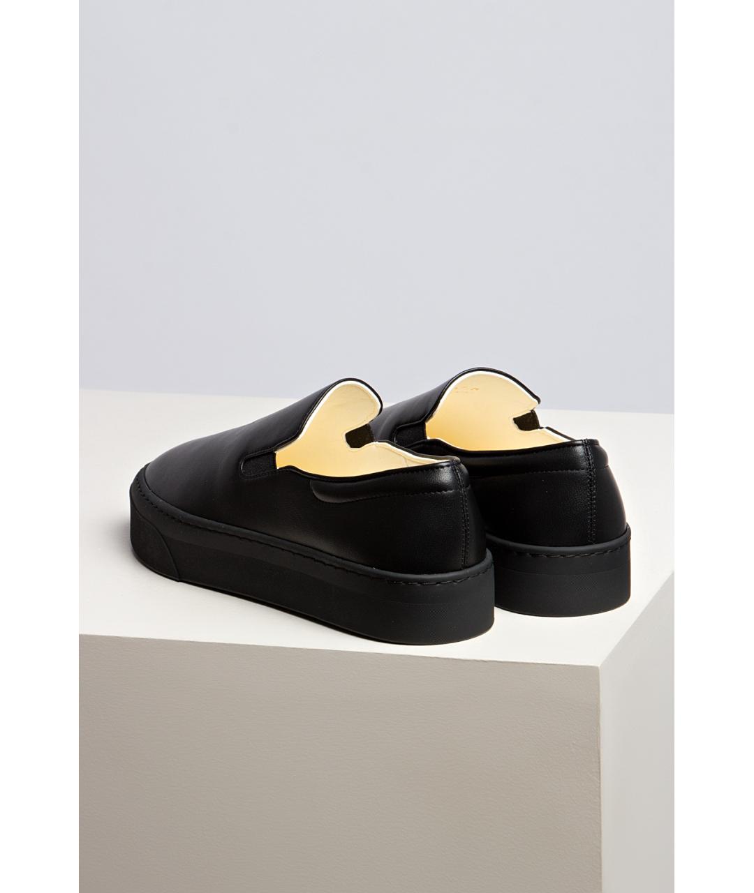 THE ROW Коричневые кожаные слипоны, фото 4