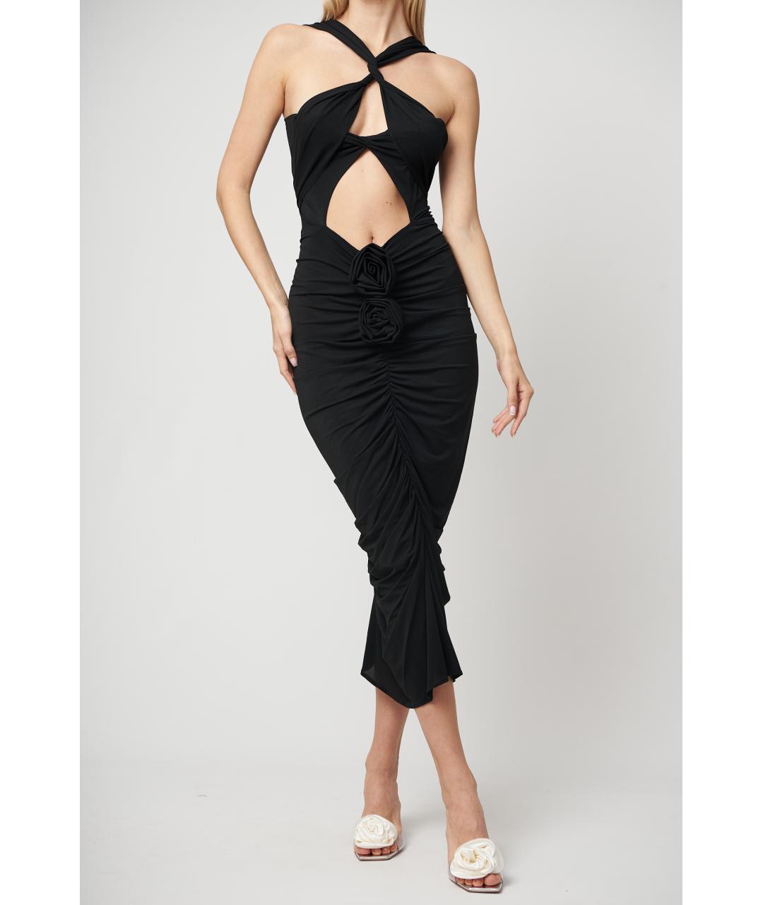 MAGDA BUTRYM Черное вечернее платье, фото 2