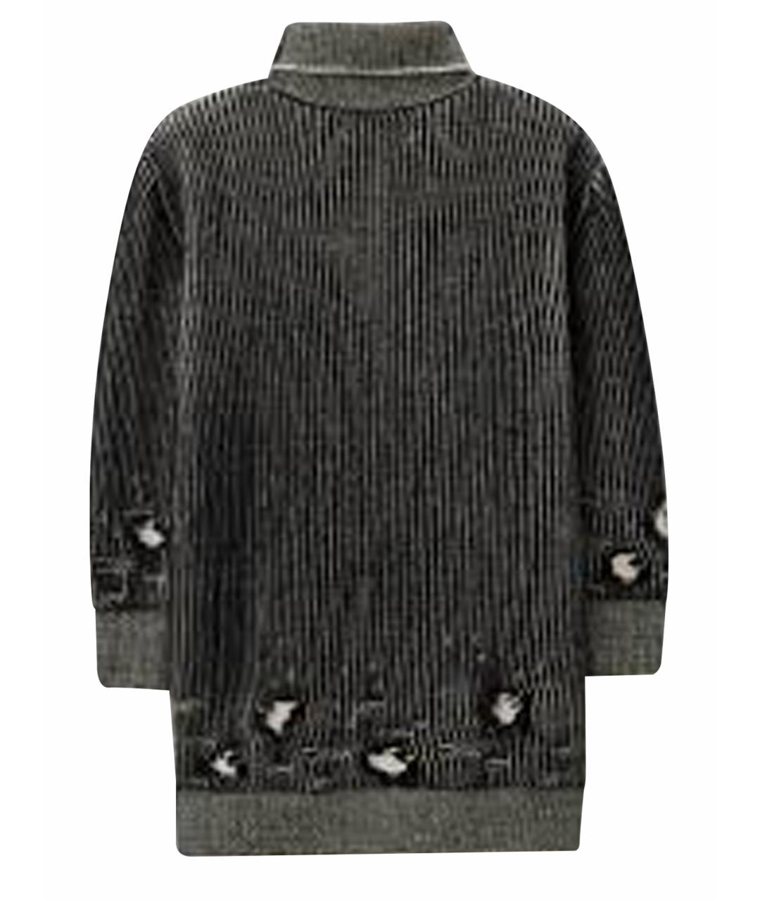 MM6 MAISON MARGIELA Черное шерстяное повседневное платье, фото 1