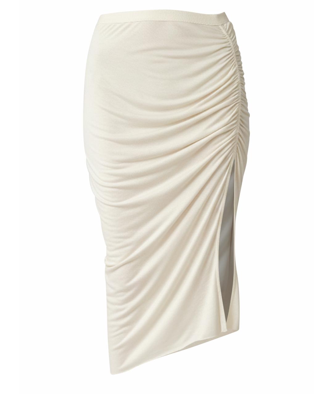 RICK OWENS Вискозная юбка миди, фото 1