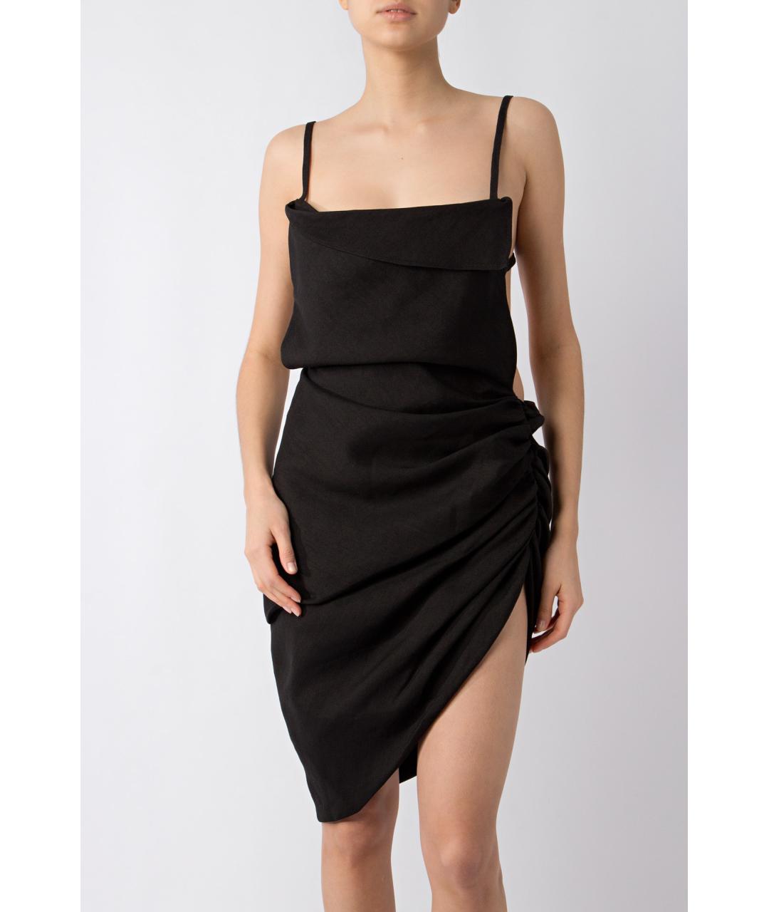 JACQUEMUS Черное вечернее платье, фото 2