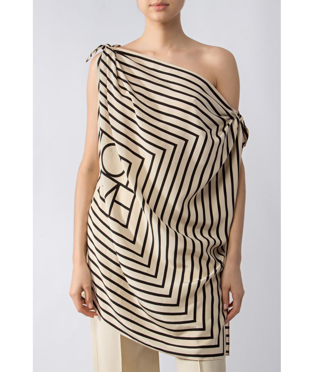 TOTEME Бежевая шелковая блузы, фото 2