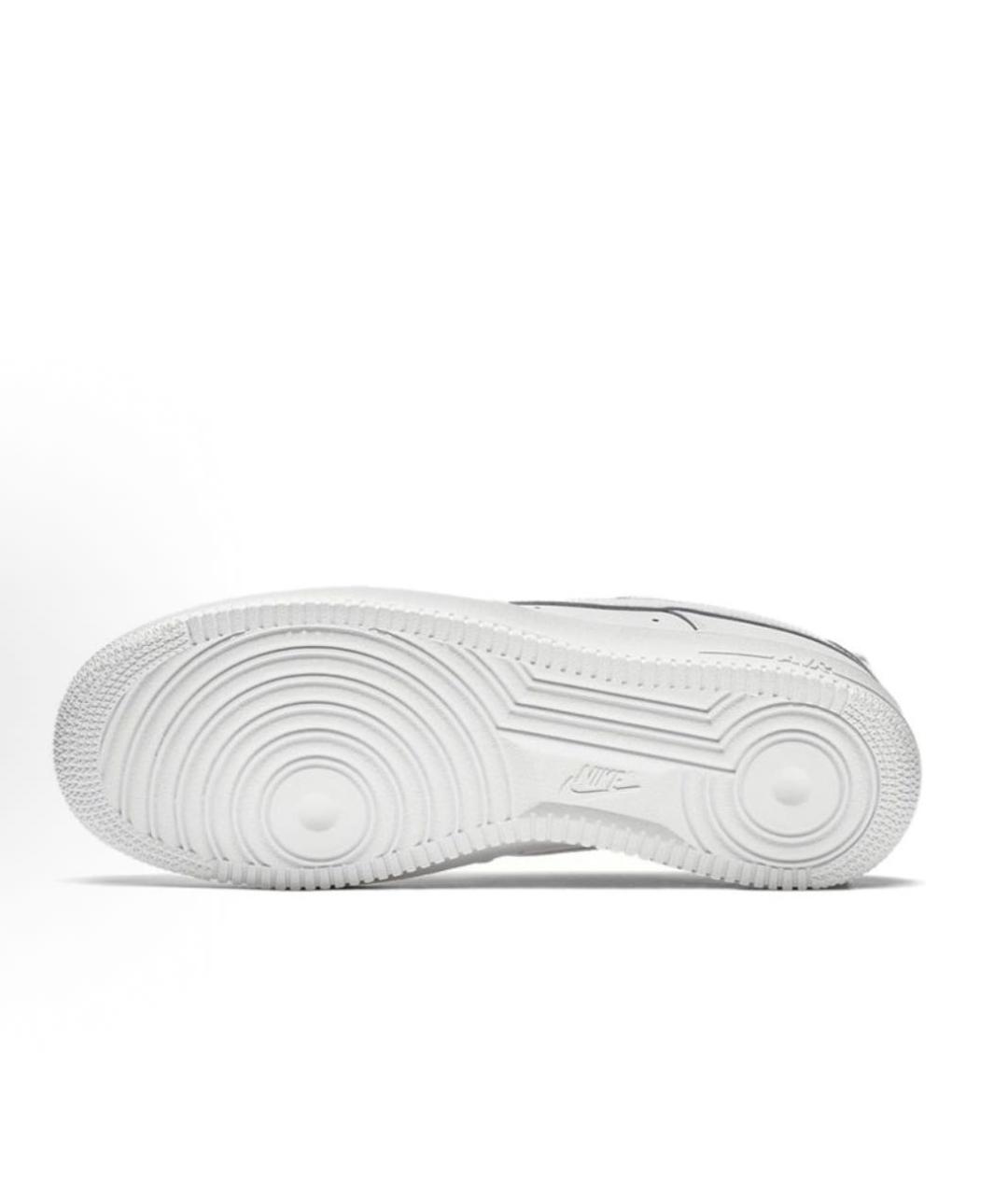 NIKE Белые низкие кроссовки / кеды из искусственной кожи, фото 4