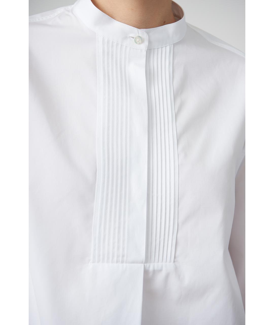JIL SANDER Белая хлопковая рубашка, фото 4