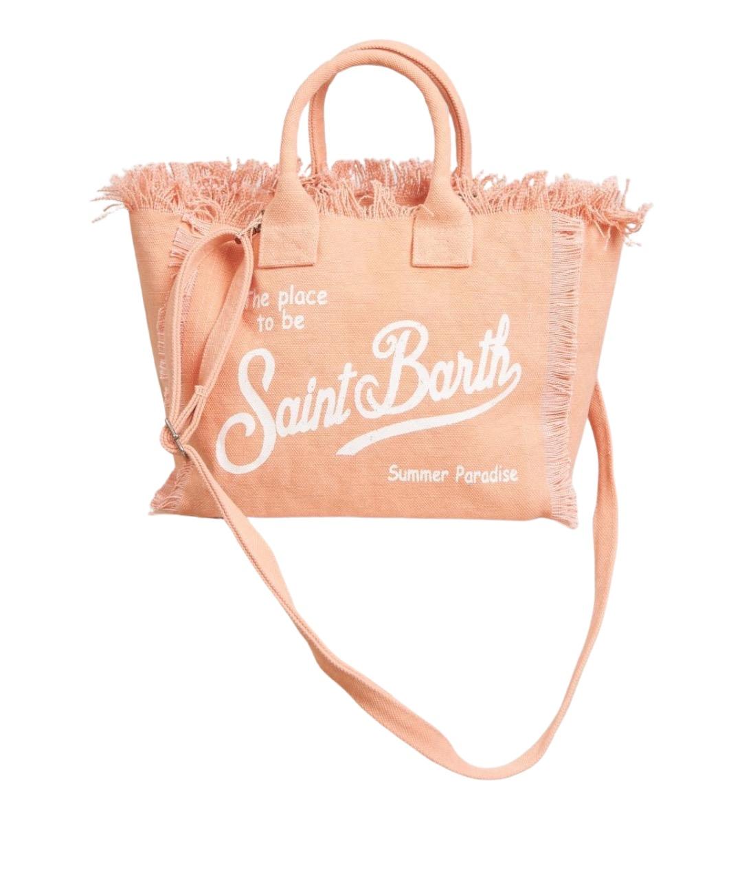 MC2 SAINT BARTH Розовая тканевая сумка через плечо, фото 1