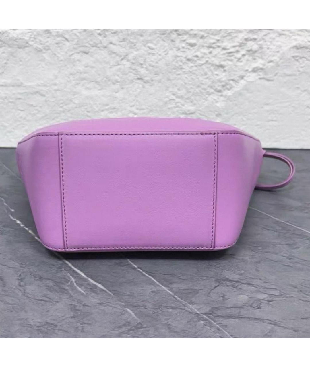 LOEWE Фиолетовая кожаная сумка через плечо, фото 4