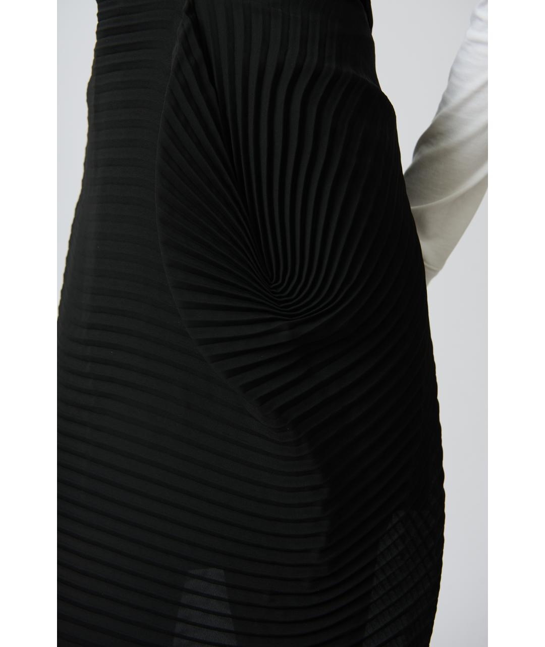 THE ROW Черная полиэстеровая юбка миди, фото 3