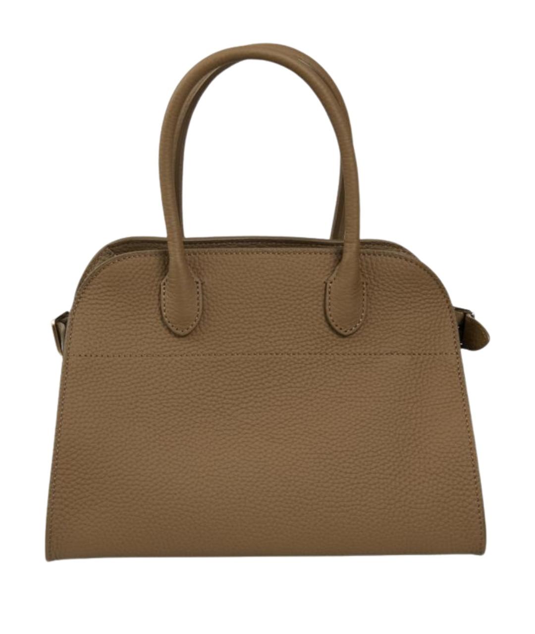 THE ROW Коричневая кожаная сумка тоут, фото 1