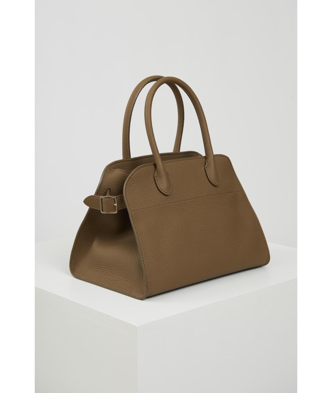 THE ROW Коричневая кожаная сумка тоут, фото 2