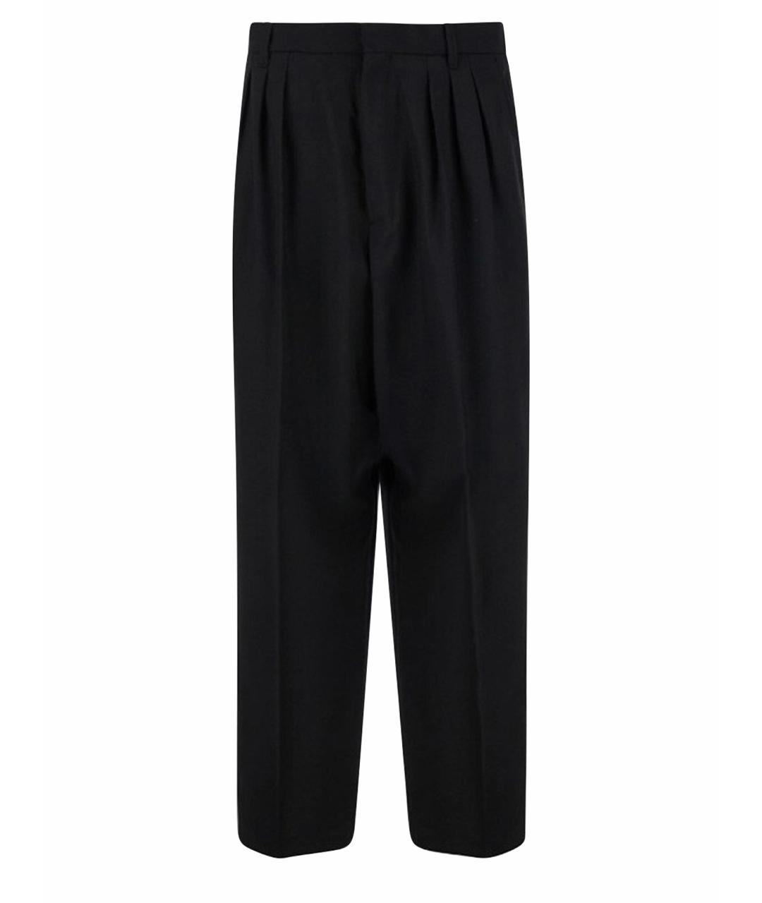 THE ROW Черные хлопковые прямые брюки, фото 1