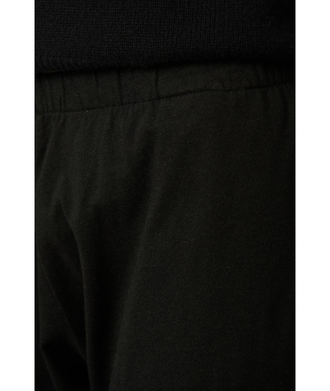 THE ROW Черные хлопковые прямые брюки, фото 3