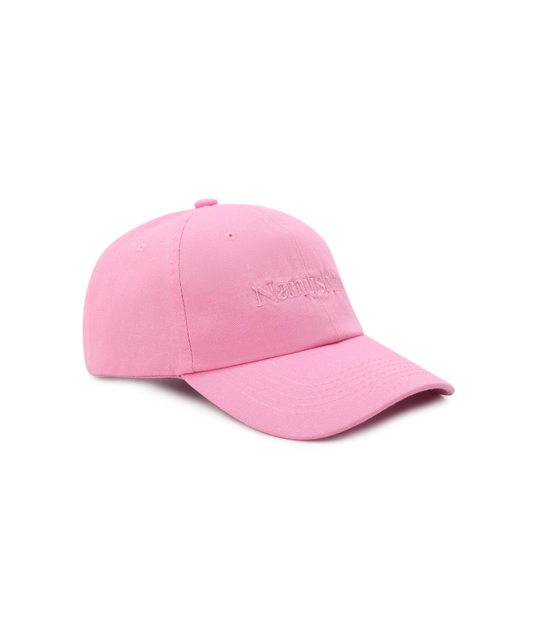 NANUSHKA Розовая хлопковая кепка, фото 1