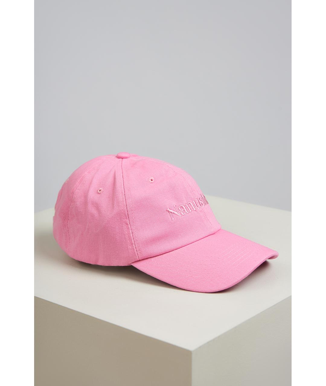 NANUSHKA Розовая хлопковая кепка, фото 2