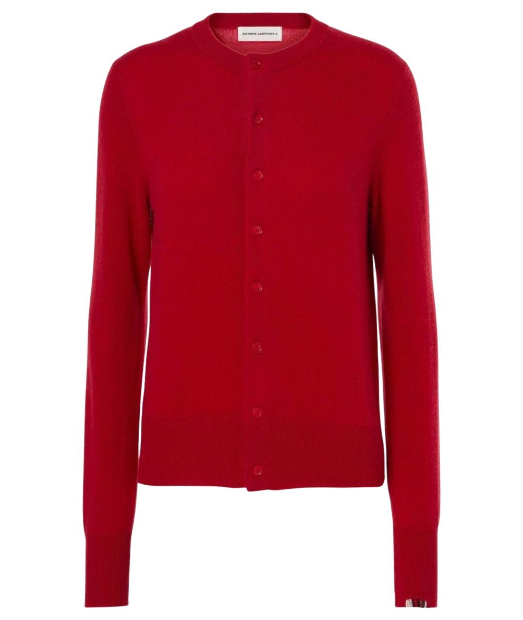 EXTREME CASHMERE Красный кашемировый джемпер / свитер, фото 1