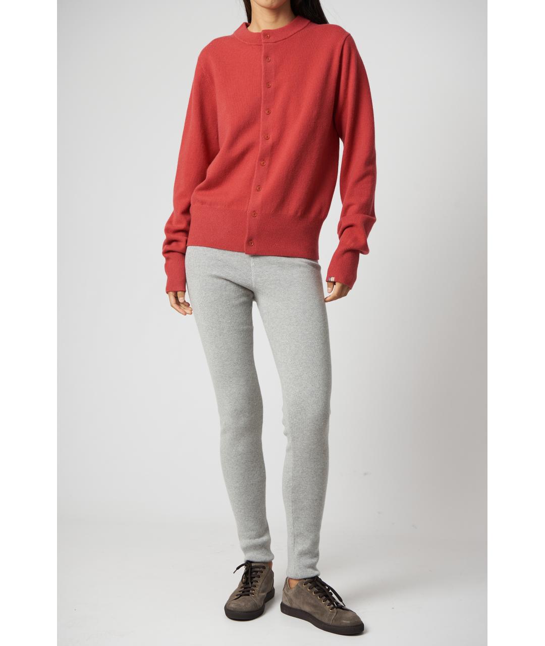 EXTREME CASHMERE Красный кашемировый джемпер / свитер, фото 3