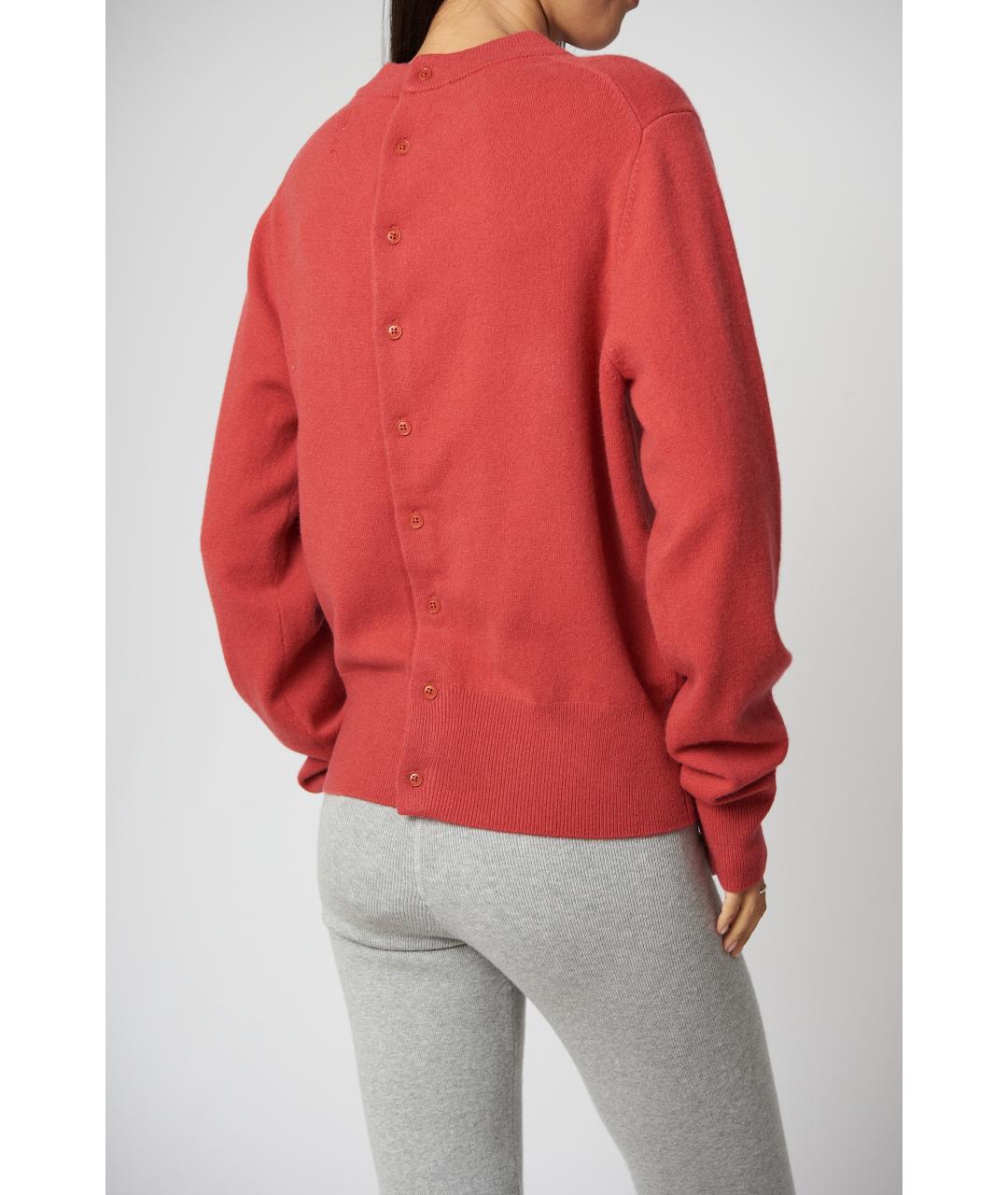 EXTREME CASHMERE Красный кашемировый джемпер / свитер, фото 4