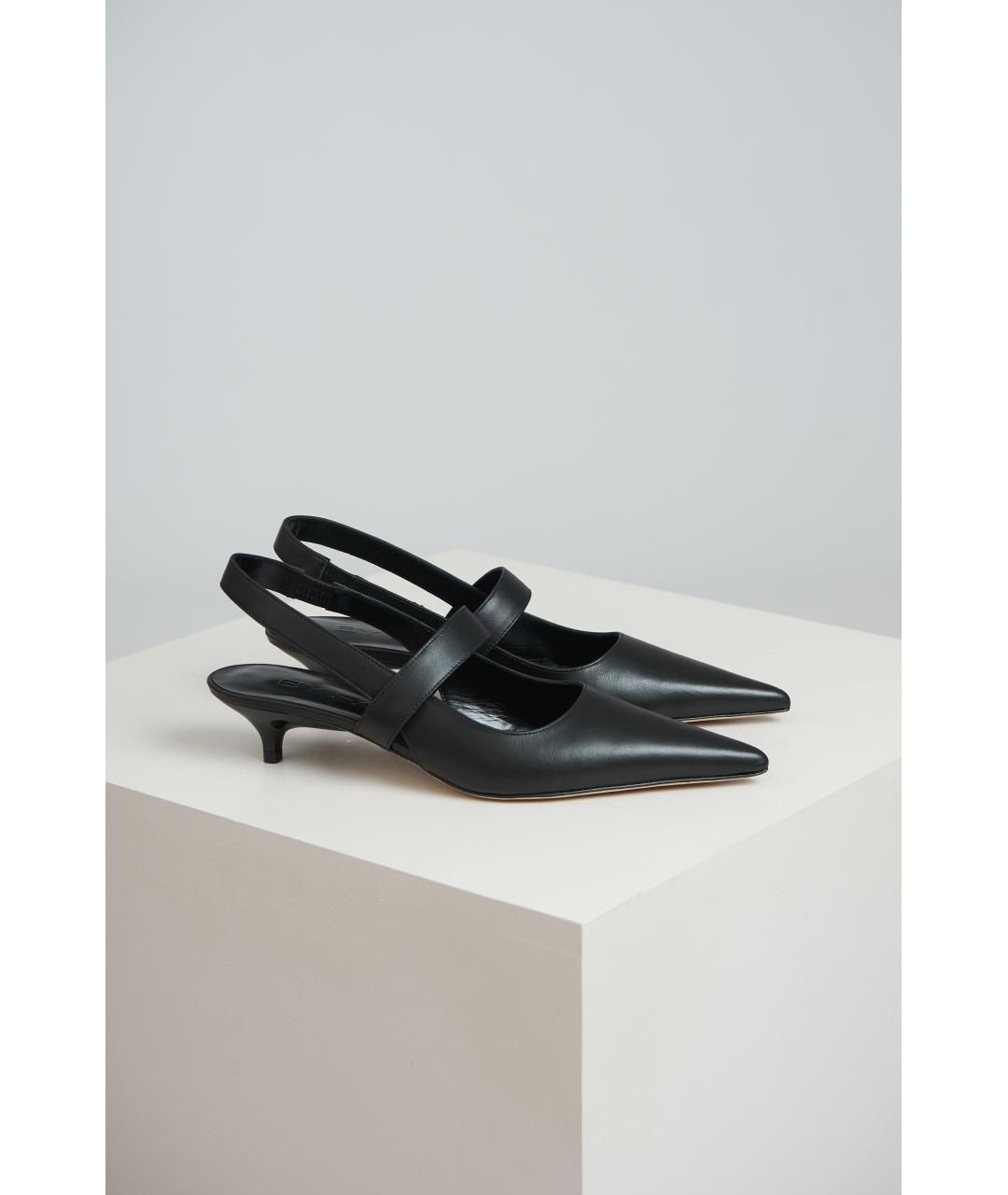 BY FAR Черные кожаные туфли, фото 2
