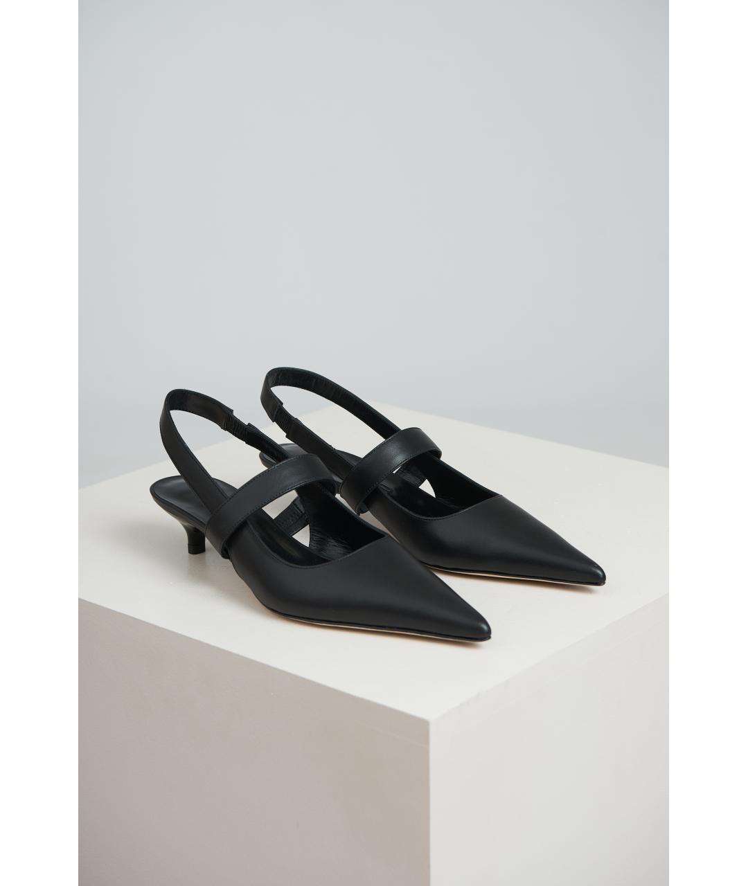 BY FAR Черные кожаные туфли, фото 6