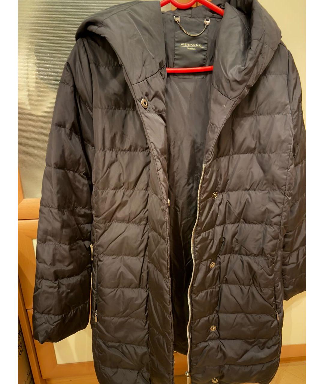 WEEKEND MAX MARA Черный пуховик, фото 7