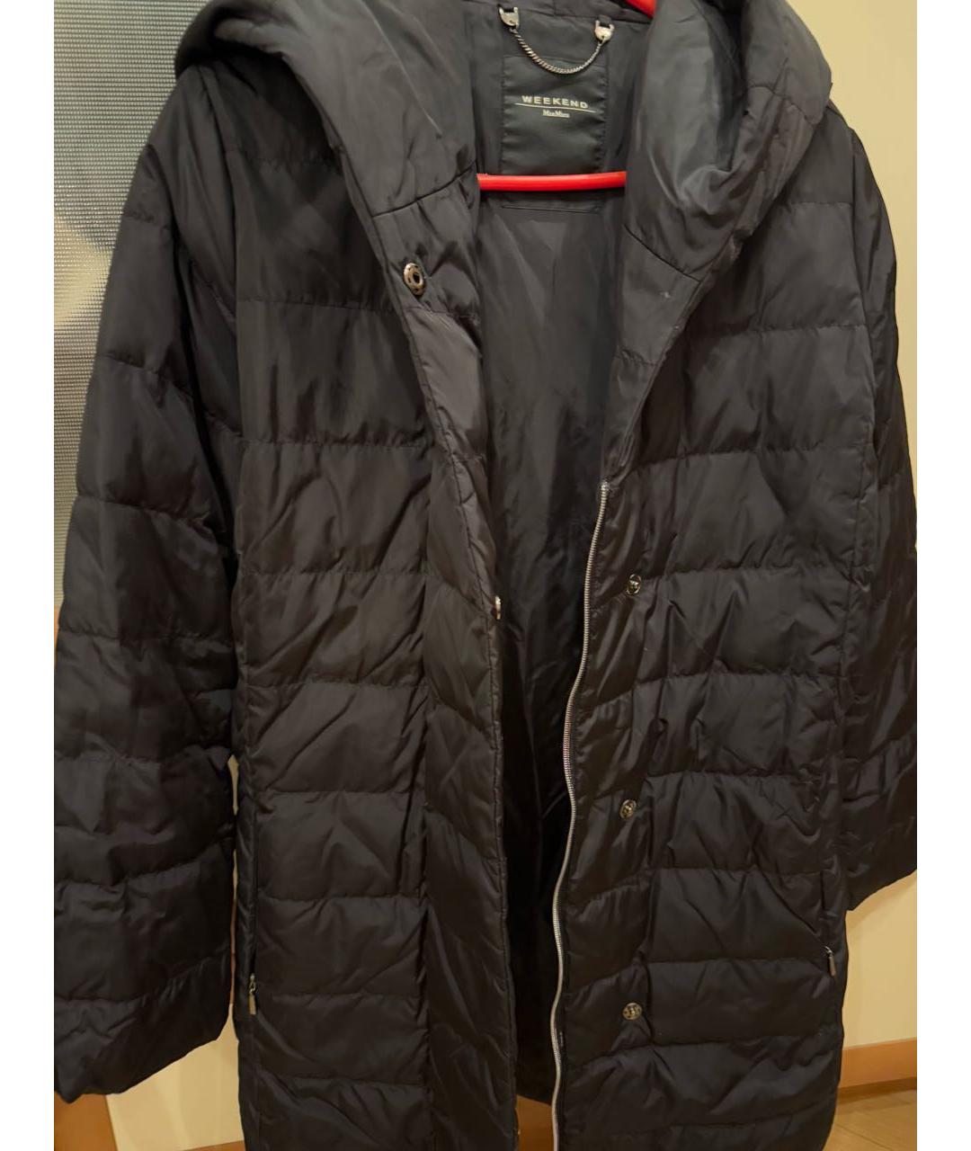 WEEKEND MAX MARA Черный пуховик, фото 2