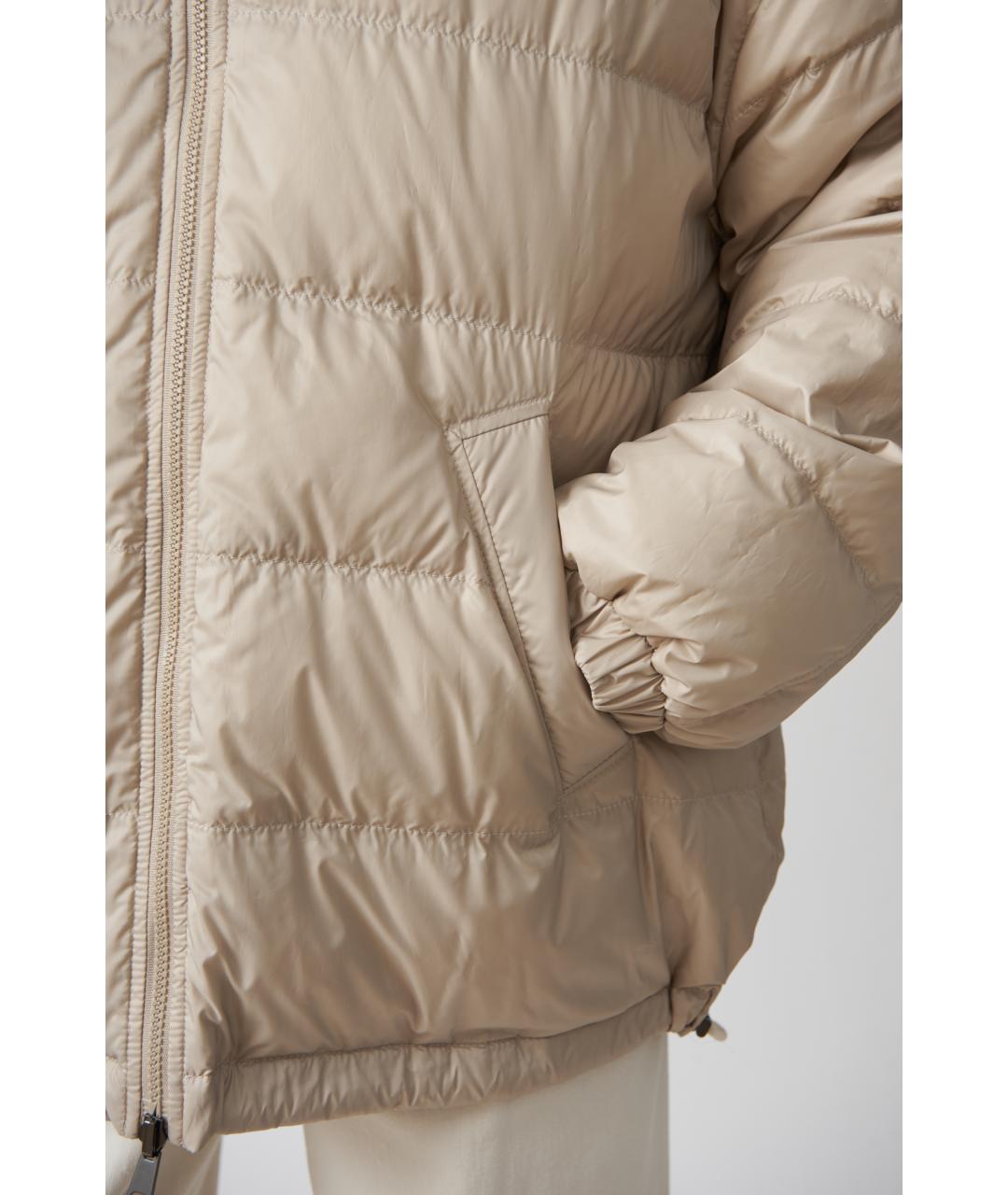 BRUNELLO CUCINELLI Белая полиэстеровая куртка, фото 8