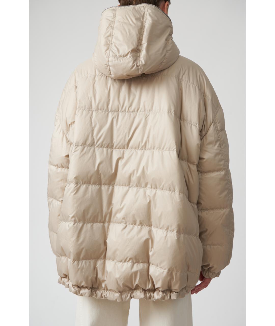 BRUNELLO CUCINELLI Белая полиэстеровая куртка, фото 9