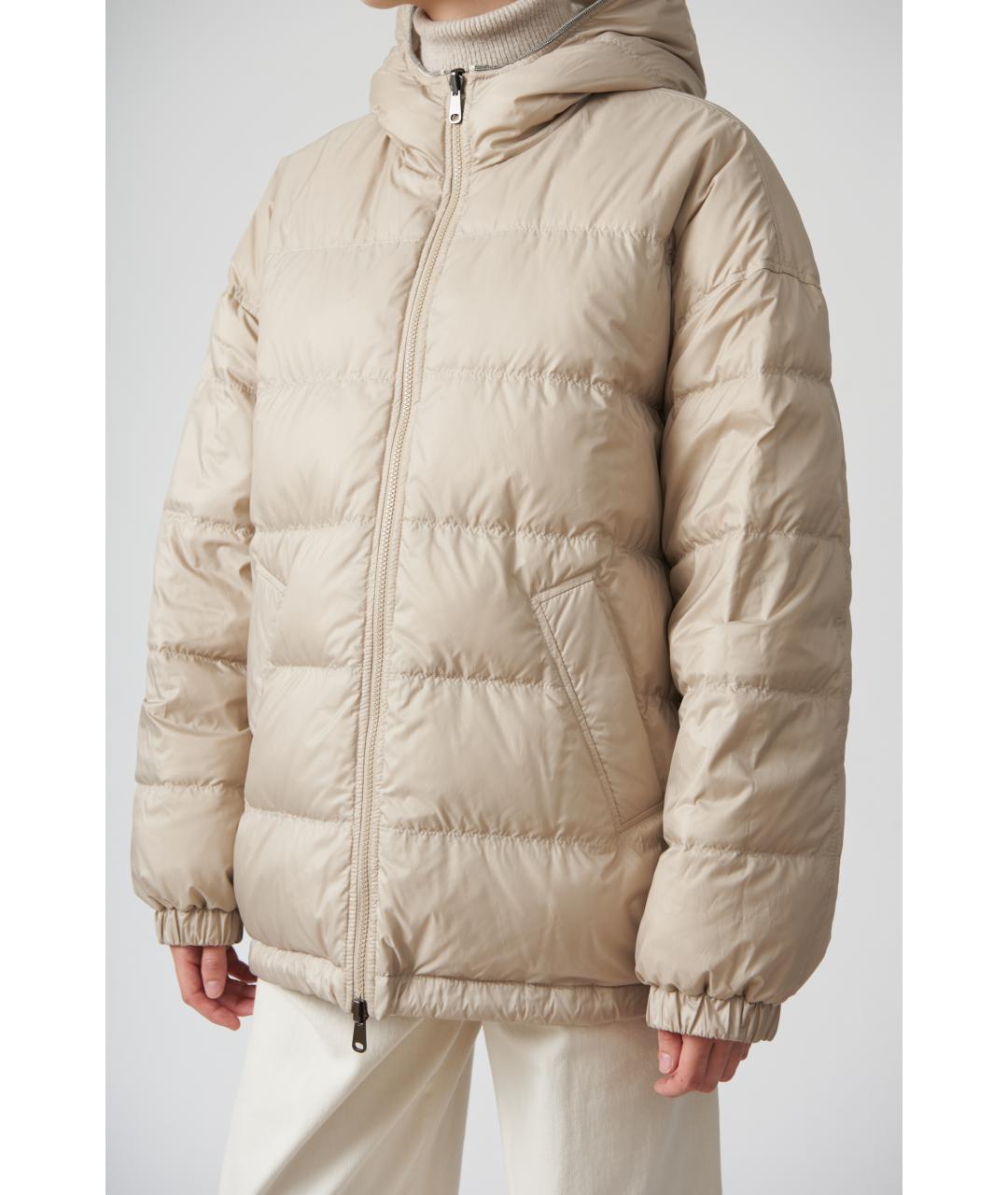 BRUNELLO CUCINELLI Белая полиэстеровая куртка, фото 7