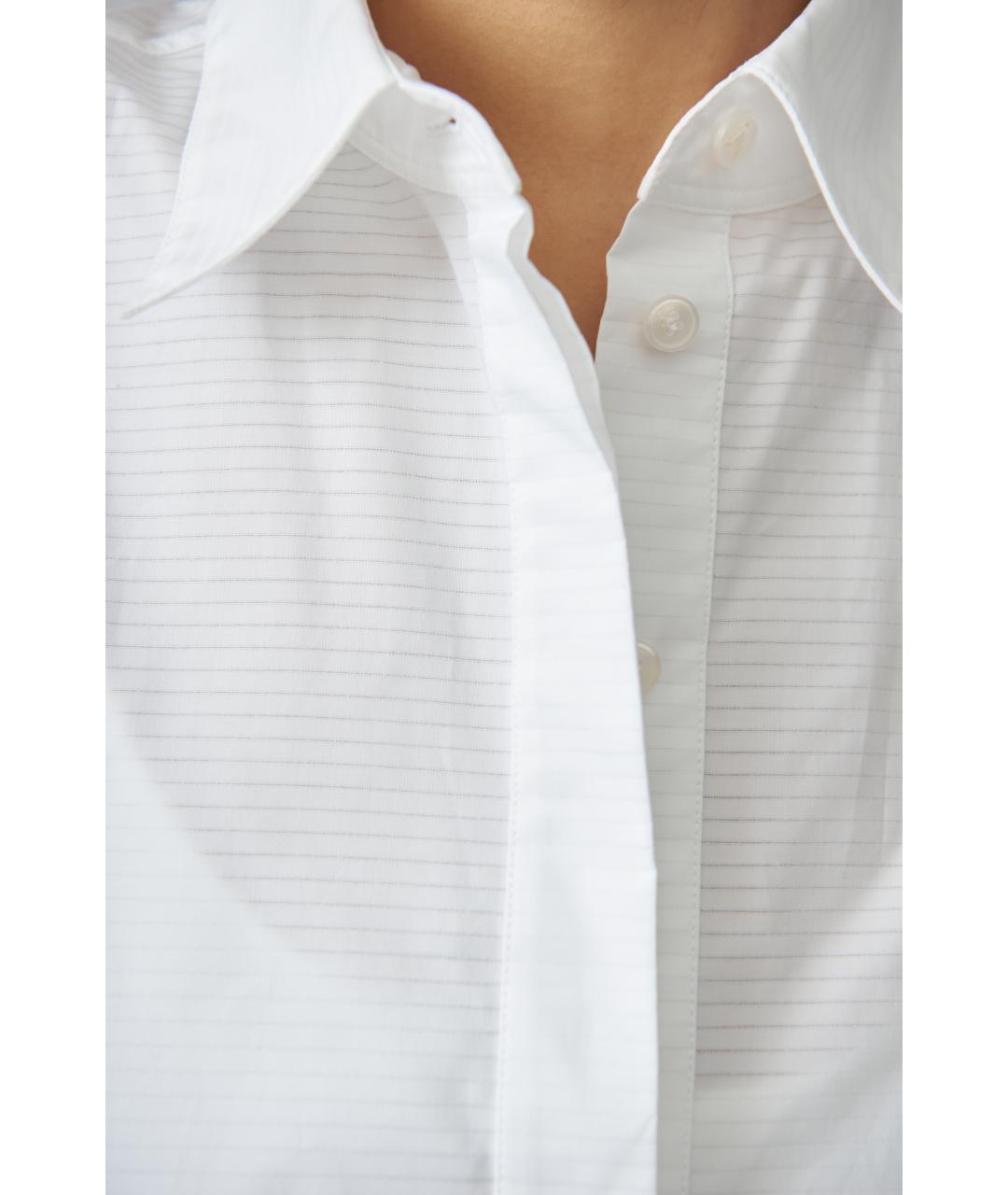 ALAIA Белая хлопковая блузы, фото 4