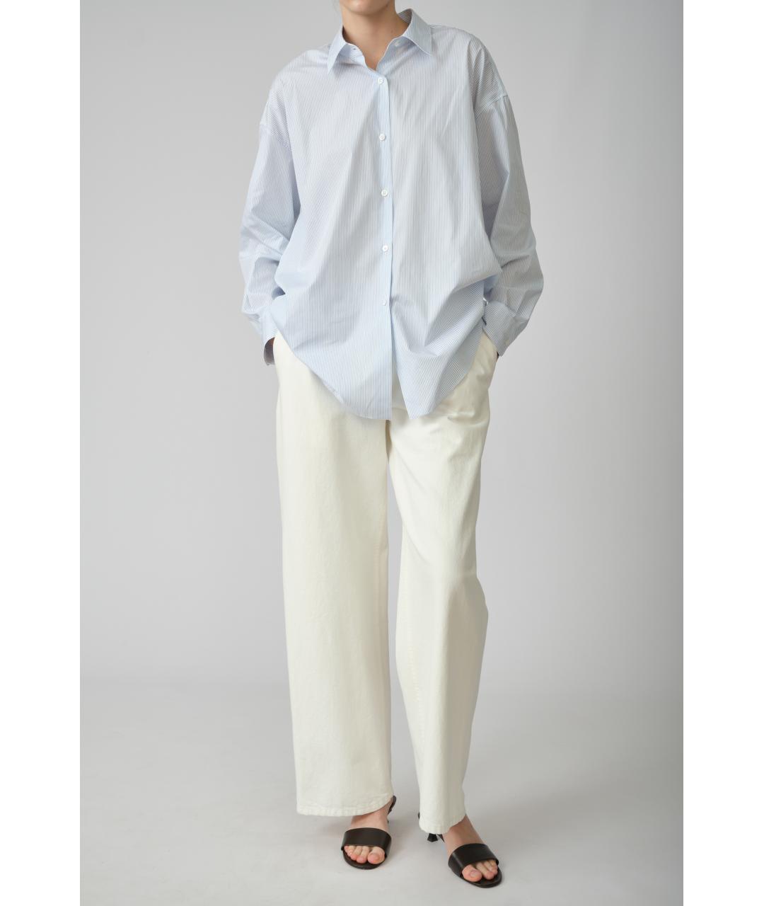 THE ROW Голубая хлопковая рубашка, фото 2