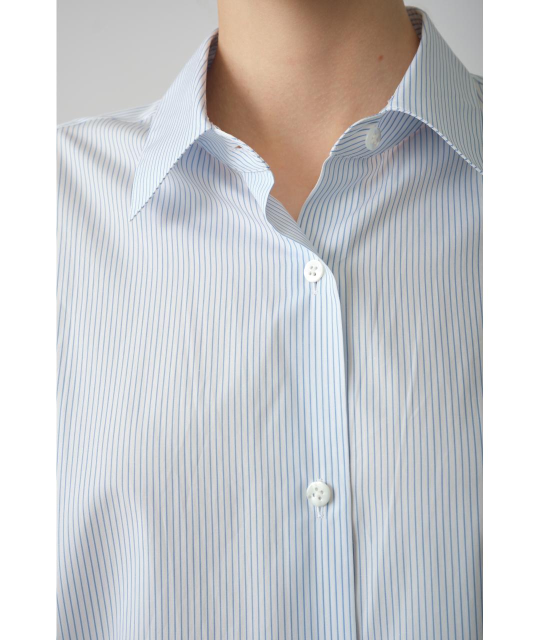 THE ROW Голубая хлопковая рубашка, фото 6