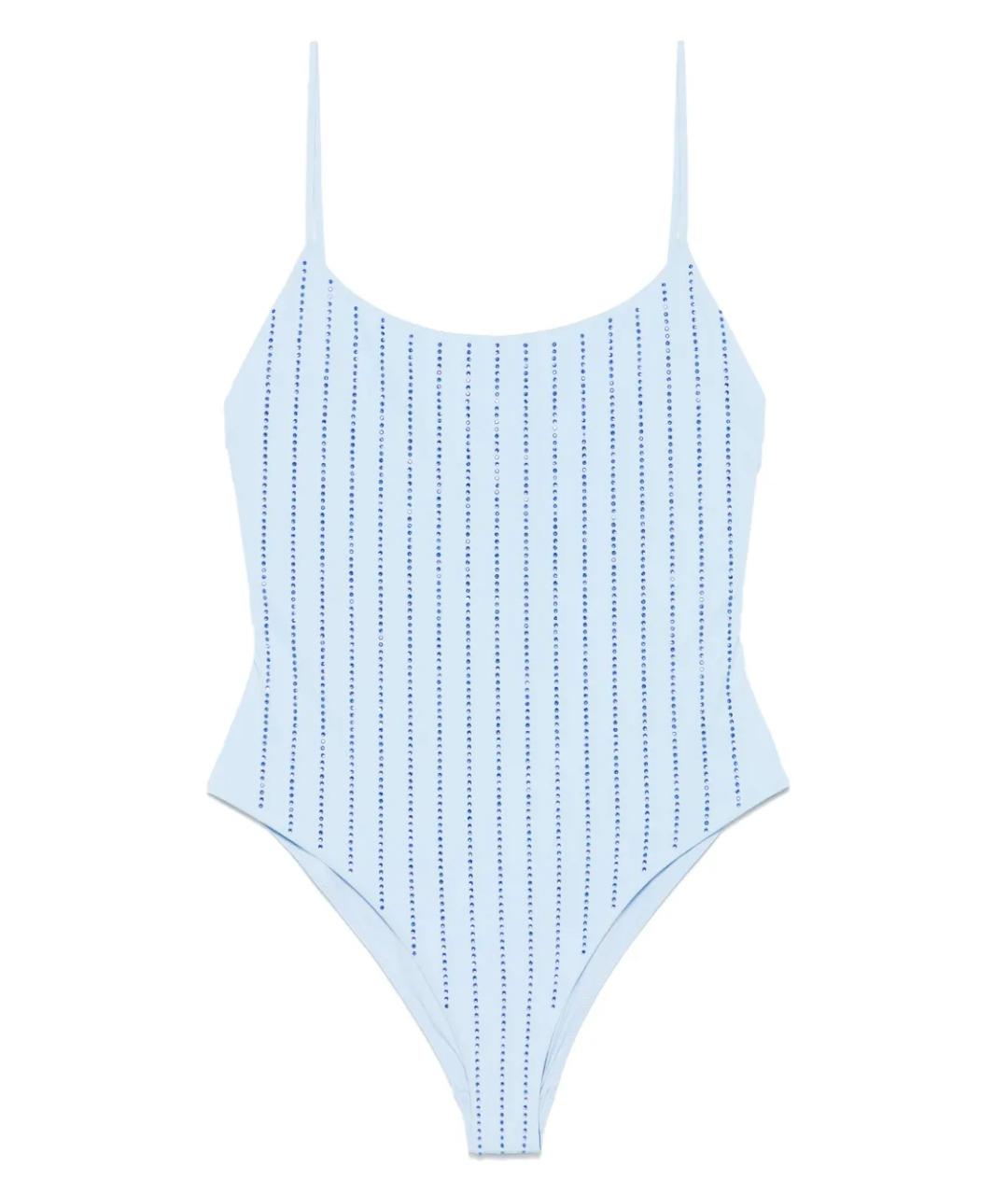 MC2 SAINT BARTH Голубой полиамидовый купальник, фото 1