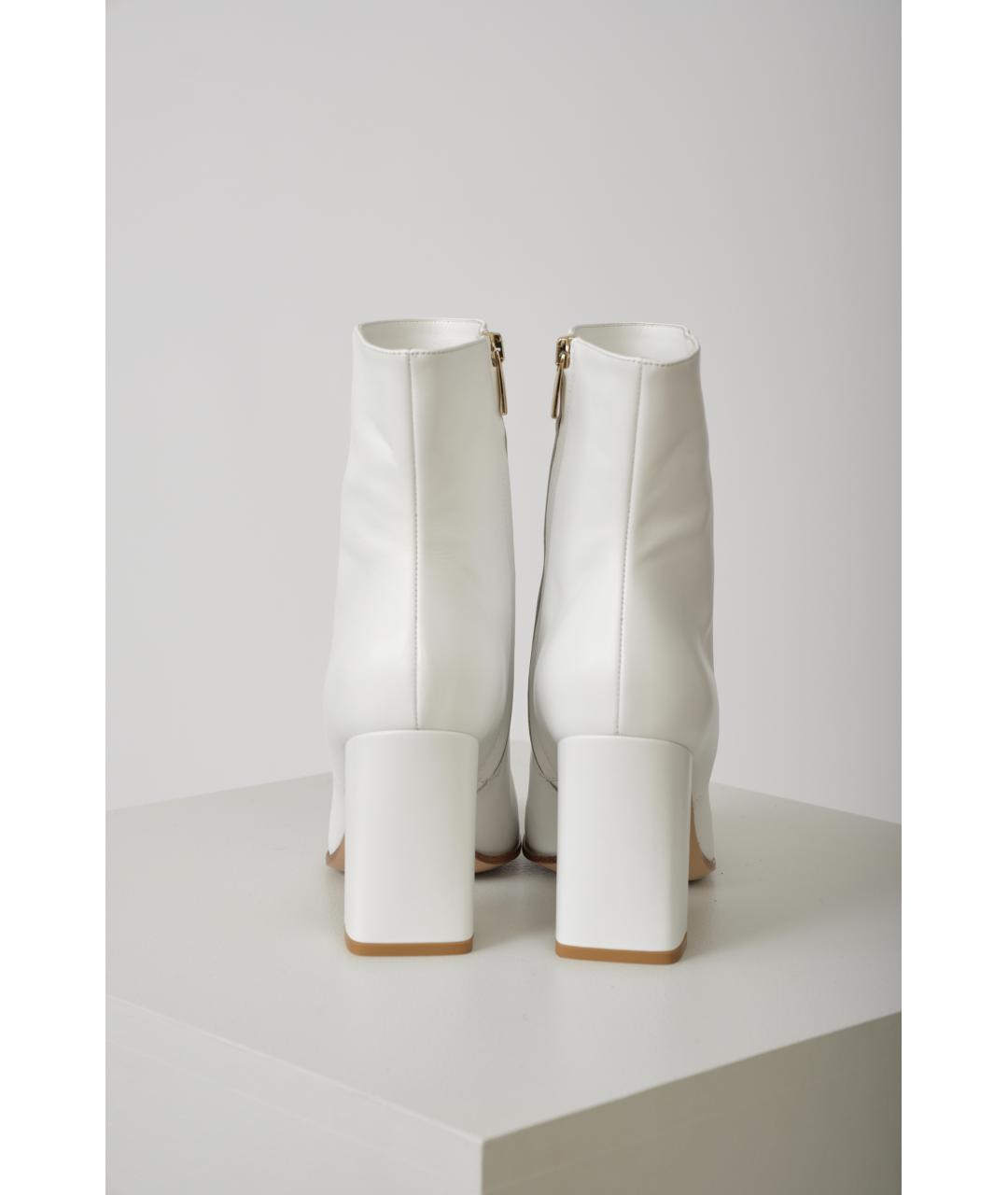 GIANVITO ROSSI Белые кожаные сапоги, фото 3