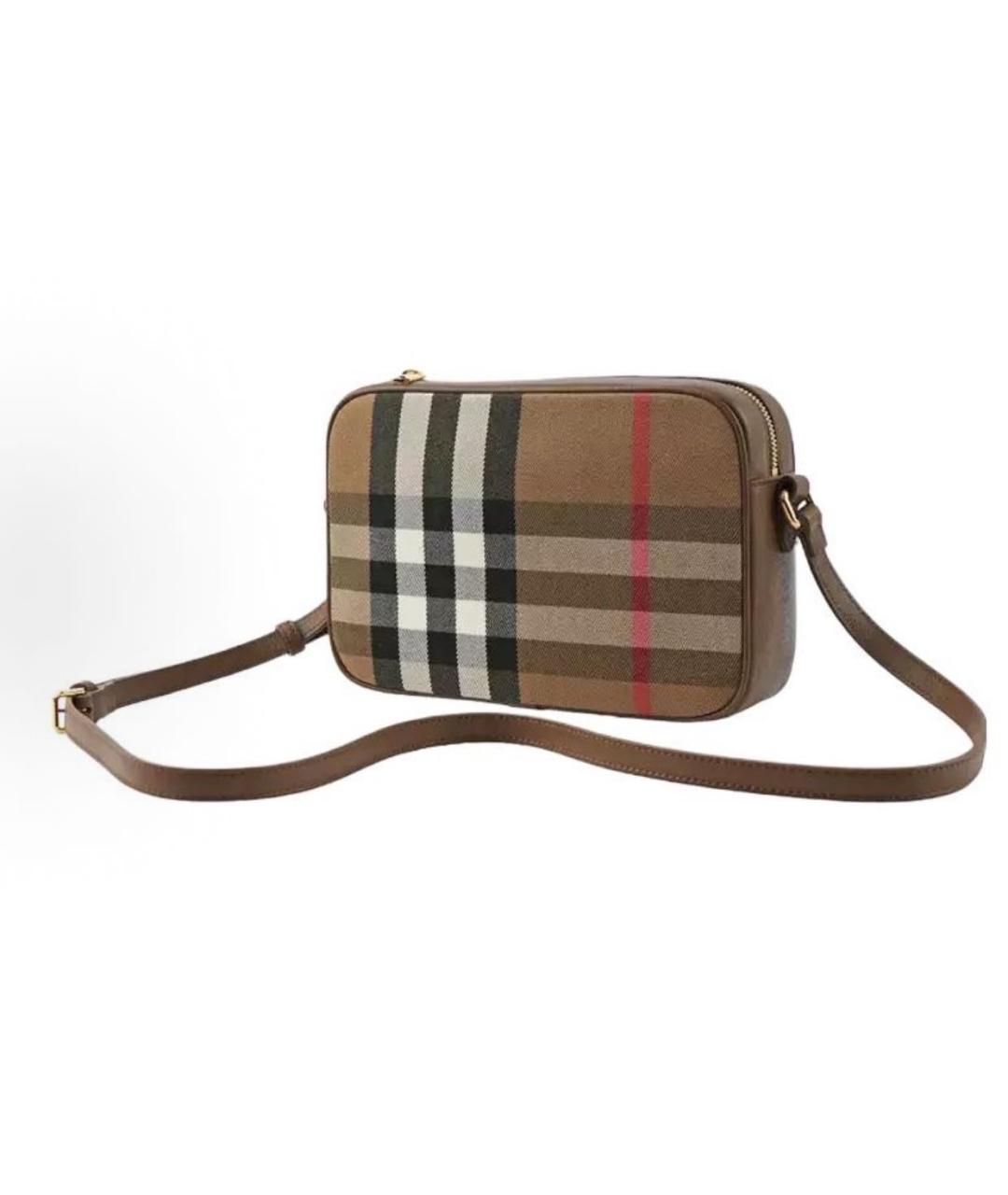 BURBERRY Коричневая сумка через плечо, фото 4