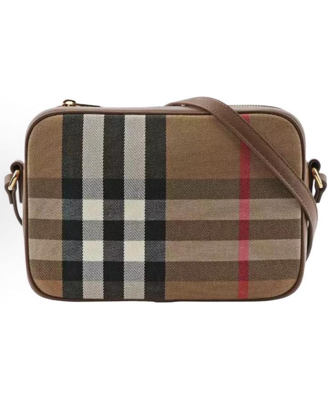 BURBERRY Коричневая сумка через плечо, фото 6