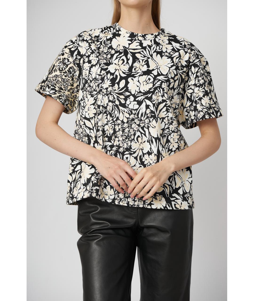 JIL SANDER Мульти хлопковая футболка, фото 2