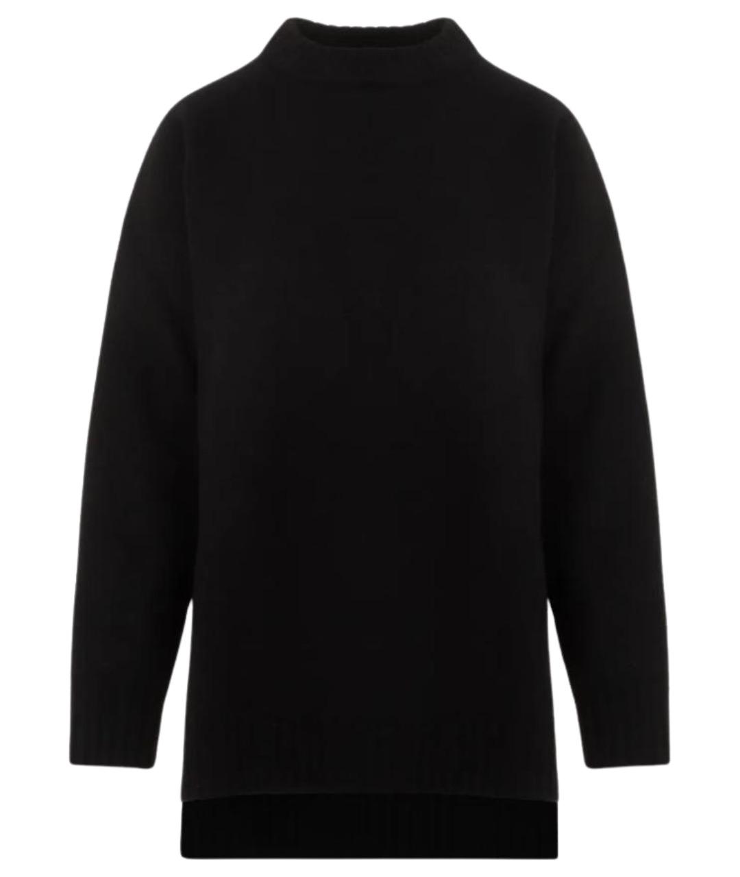 JIL SANDER Черный шерстяной джемпер / свитер, фото 1