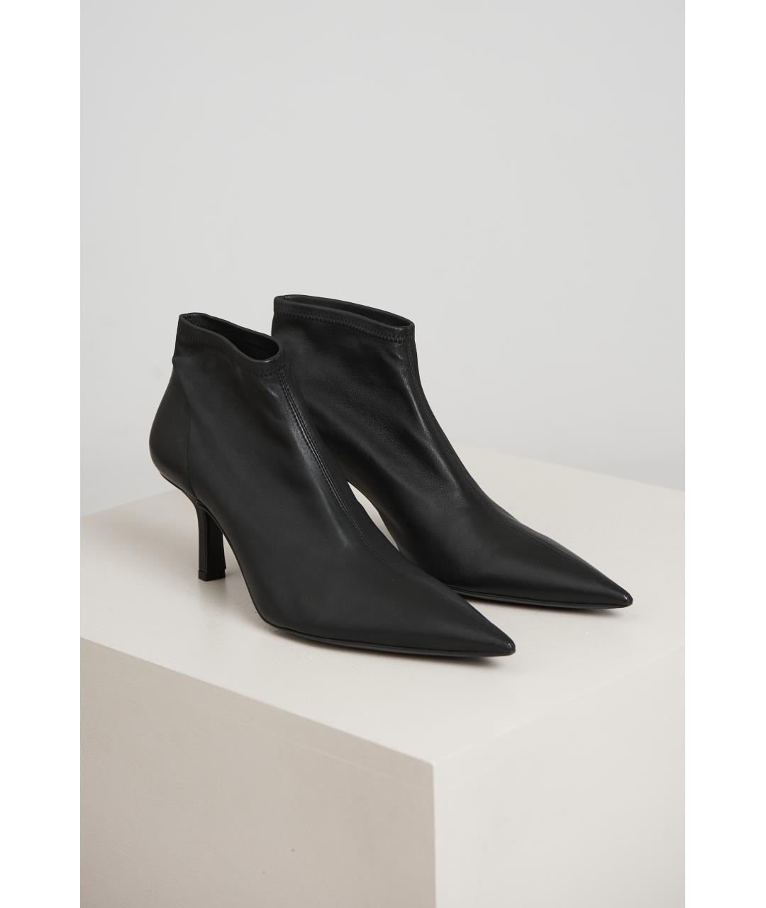 NEOUS Черные кожаные ботильоны, фото 6