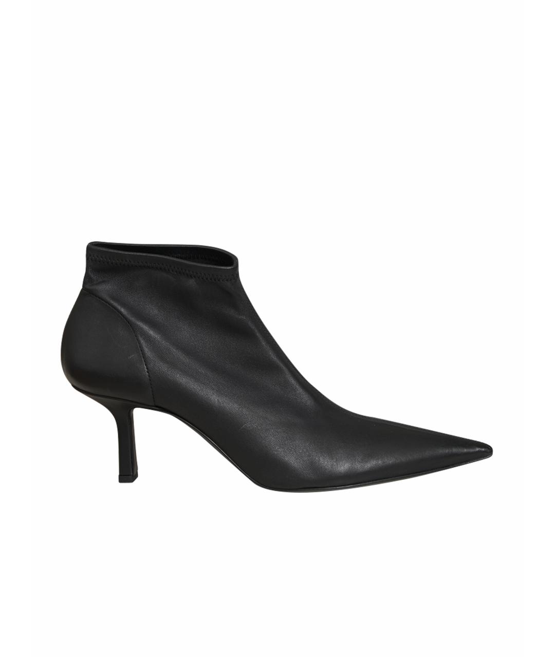 NEOUS Черные кожаные ботильоны, фото 1